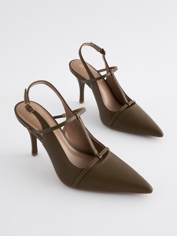 Escarpins à bride arrière 'Forever Comfort®' Next en vert