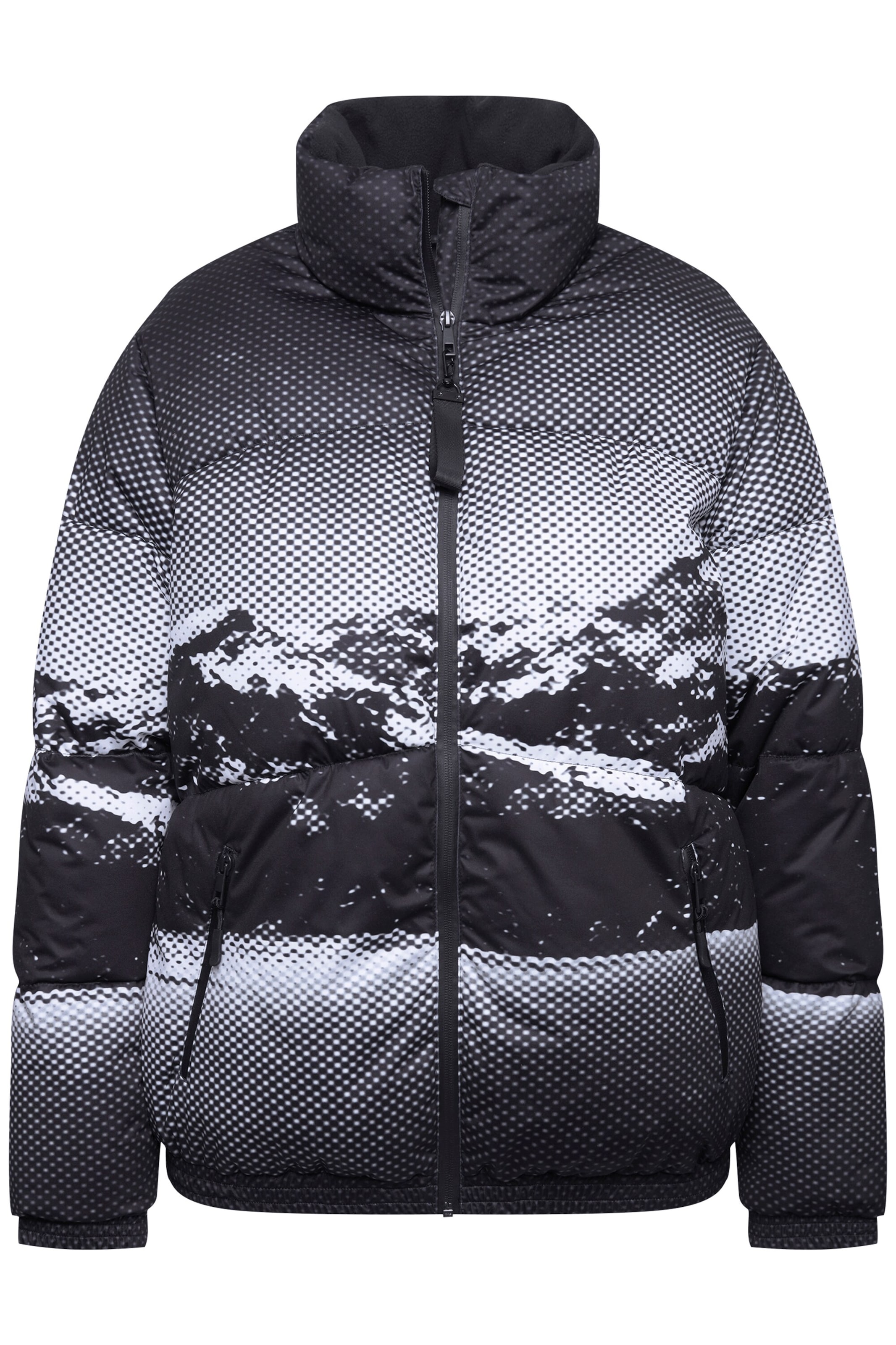 Ulla Popken Winterjas in Zwart: voorkant