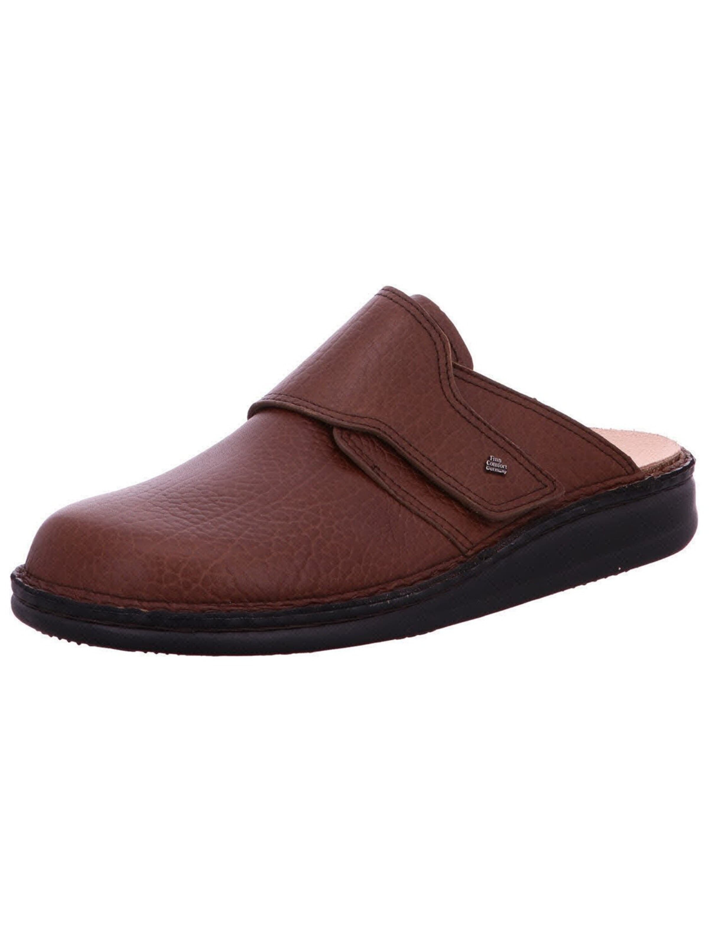 Finn Comfort Pantolette 'Pantolette Herren 01515 088164 Echtleder in braun'‌‌‌‌‌‌‌‌‌‌ in Braun: Vorderseite