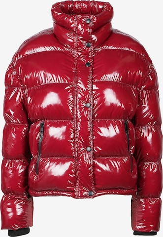 Geacă de iarnă de la FREAKY NATION pe roșu: față