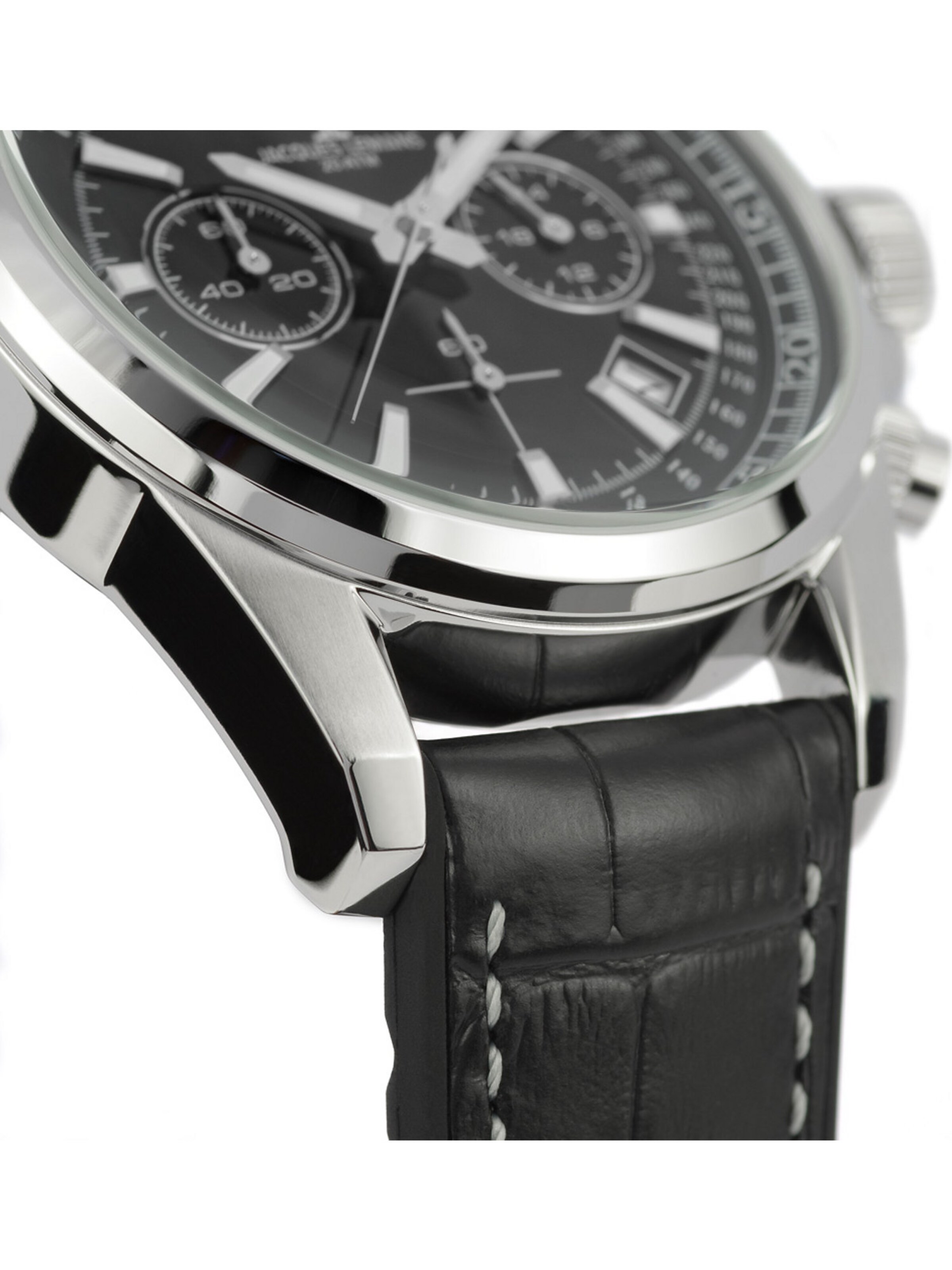 Jacques Lemans Uhr in Schwarz