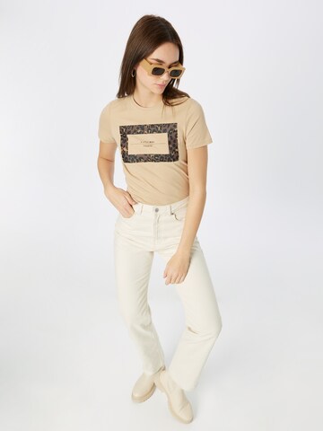 ONLY T-Shirt 'ZENIA' in Beige