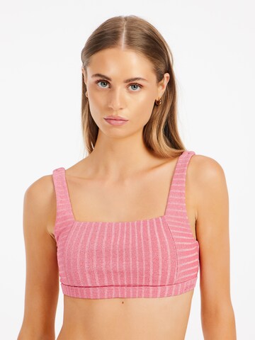 PROTEST Bustier Bikini 'PRTNancy' in Pink