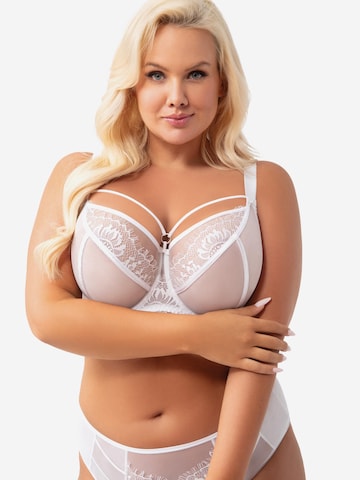 Gorsenia Classic Bra 'K496 Paradise' in White
