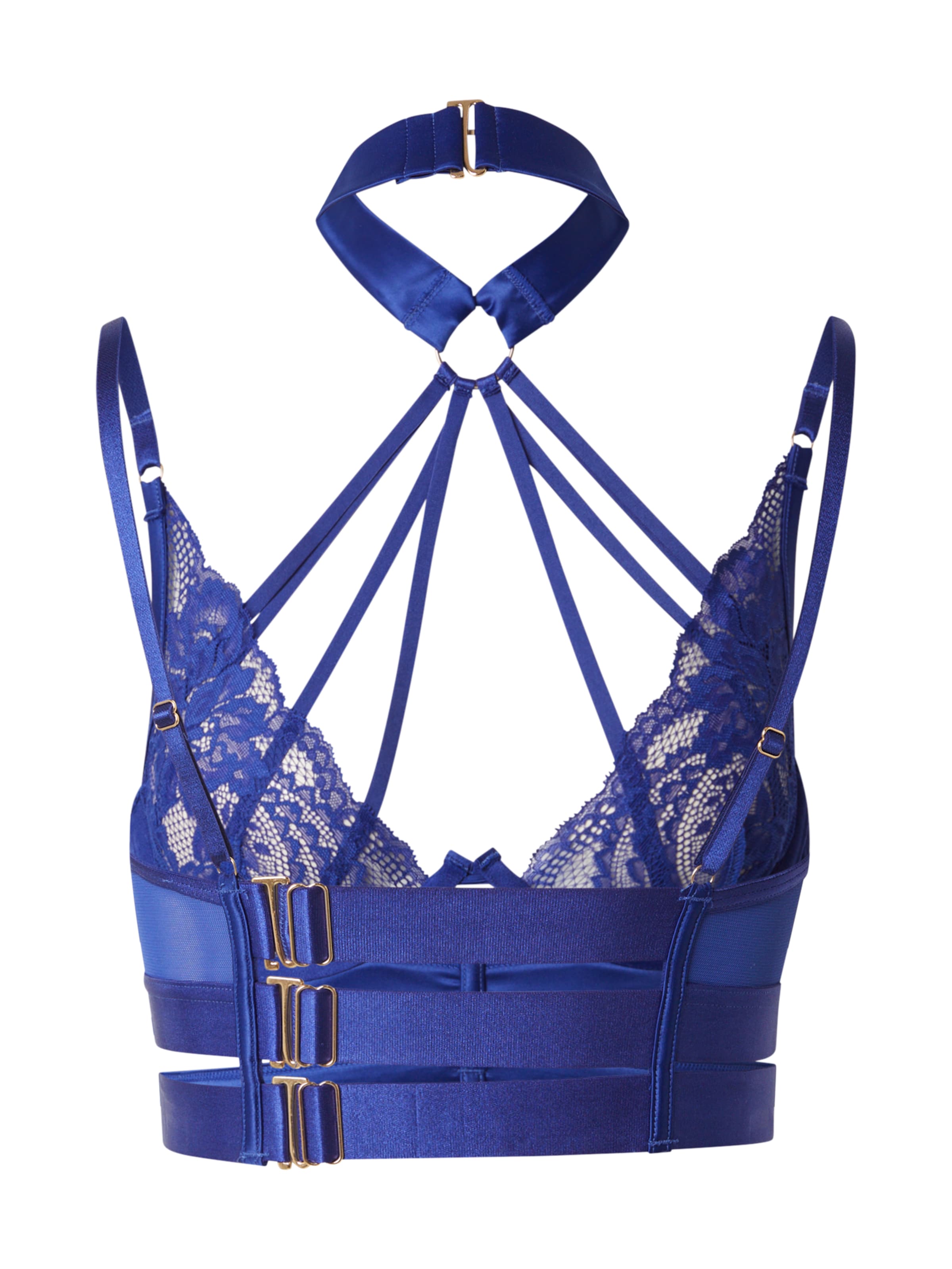 Hunkemöller Високо деколте Сутиен 'Emmeline' в синьо
