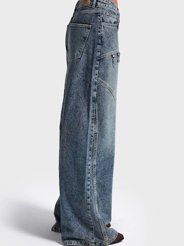 IT'S BASIC Barrel Jeans 'BARREL BALLOON MID RISE JEANS'‌ in Blau