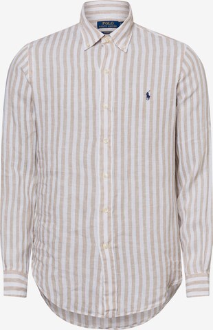Polo Ralph Lauren Overhemd in Beige: voorkant