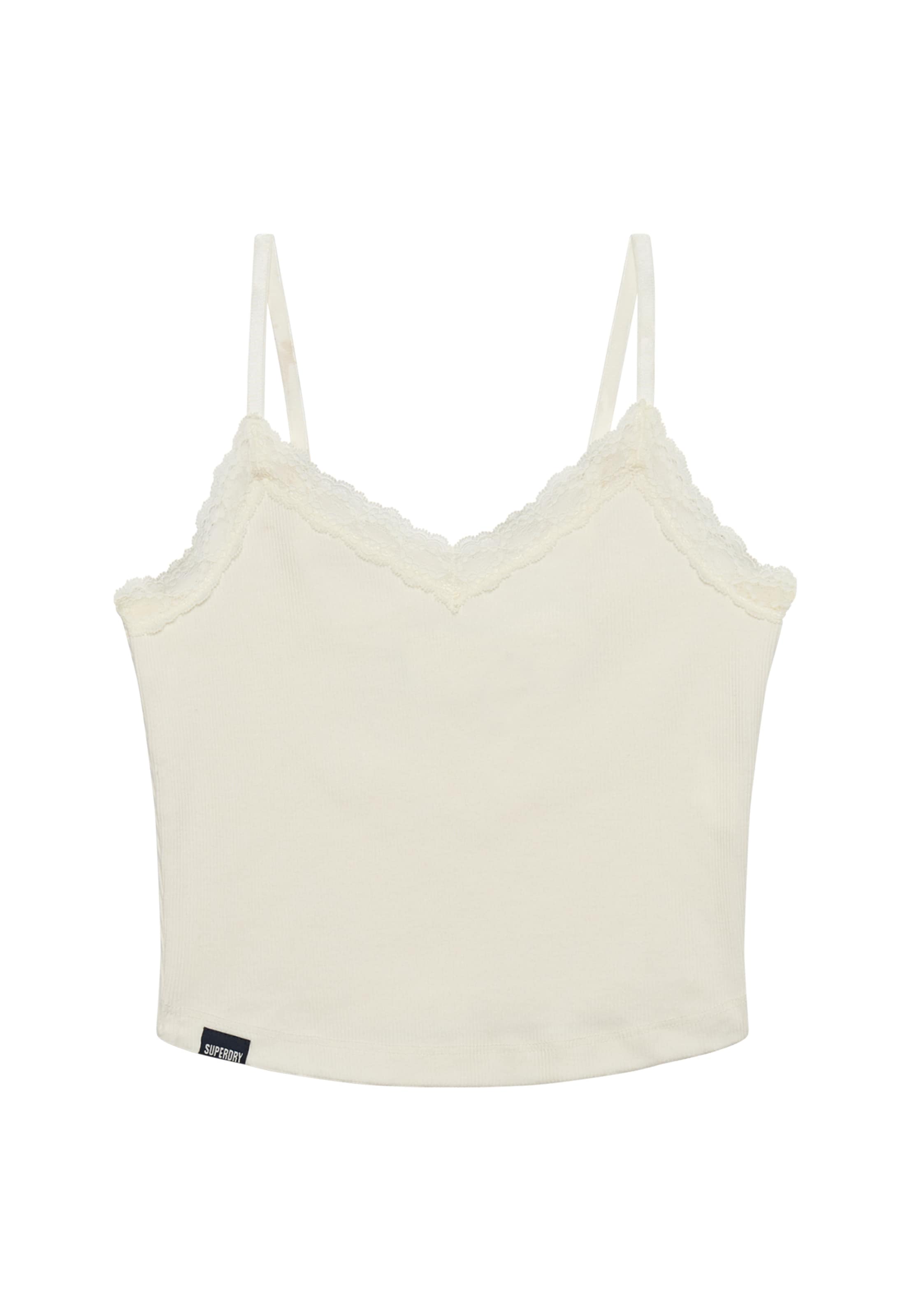 Superdry & Co Top 'Essentials' in Wit: voorkant