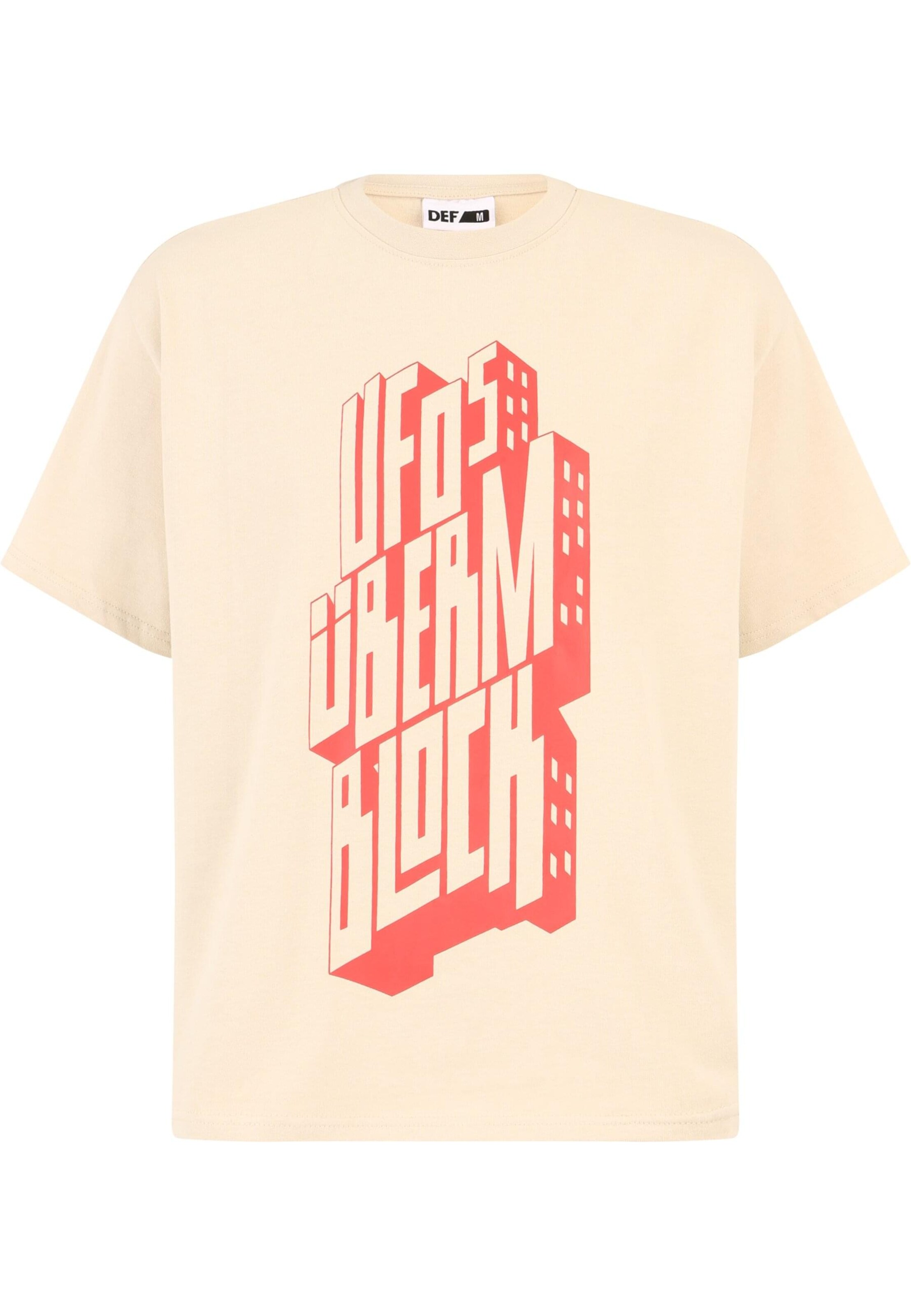 DEF Shirt in Beige: voorkant
