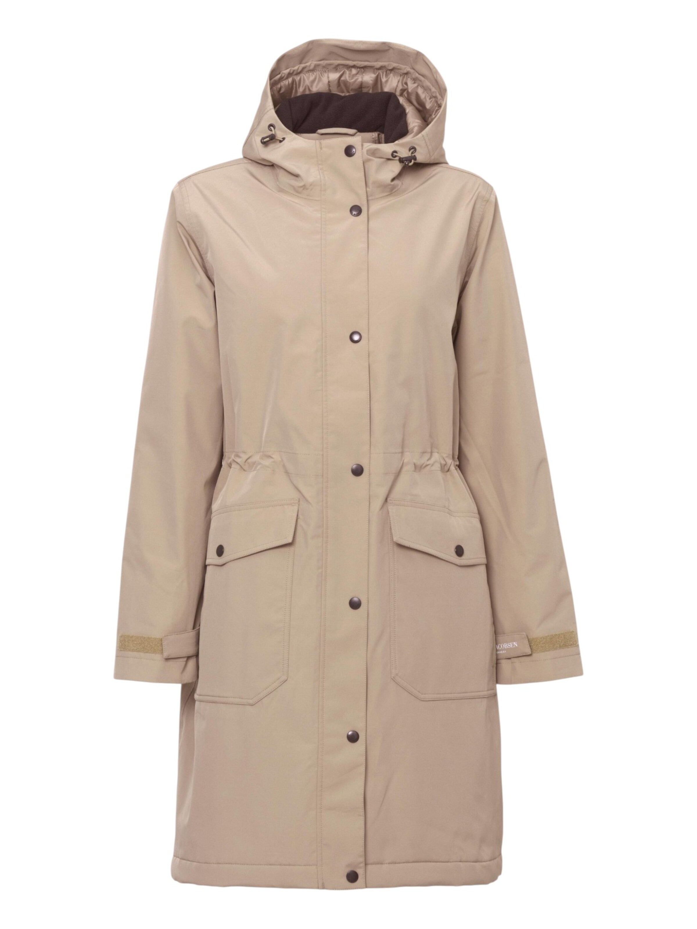 Manteau fonctionnel ILSE JACOBSEN en marron : devant