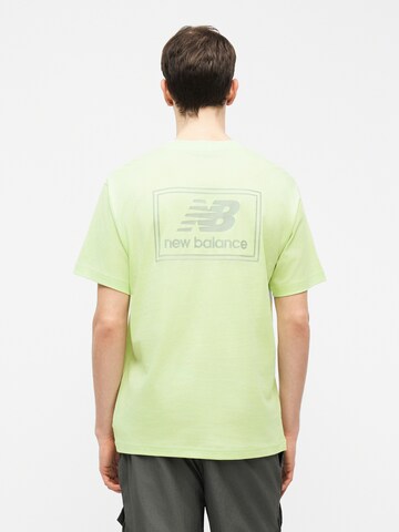 new balance Футболка в Зеленый: спереди