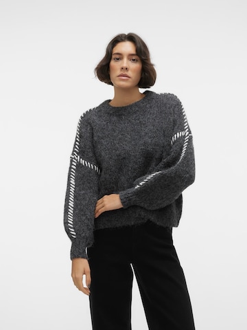 VERO MODA Sweater 'ZEN' in Grey