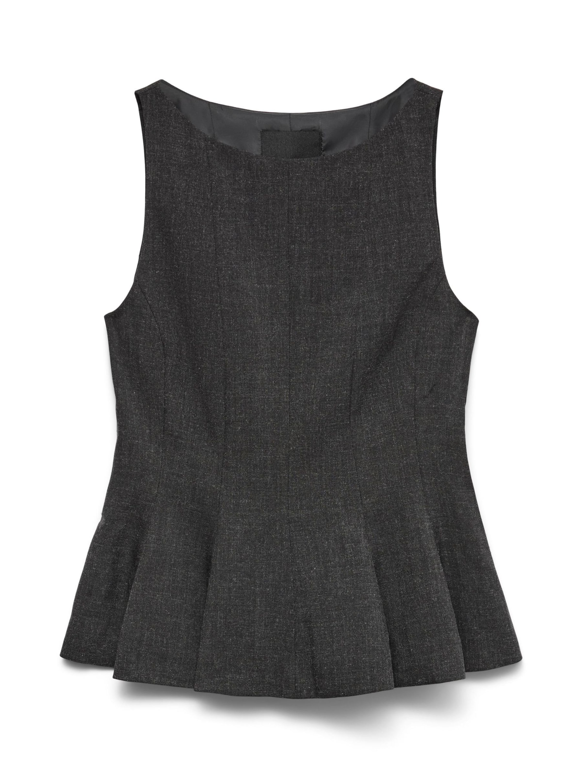 VERO MODA - Top 'BESTIE' en gris: frente