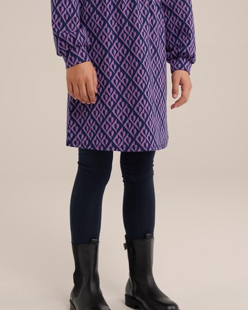 WE Fashion Skinny Leggings in Blau: Vorderseite