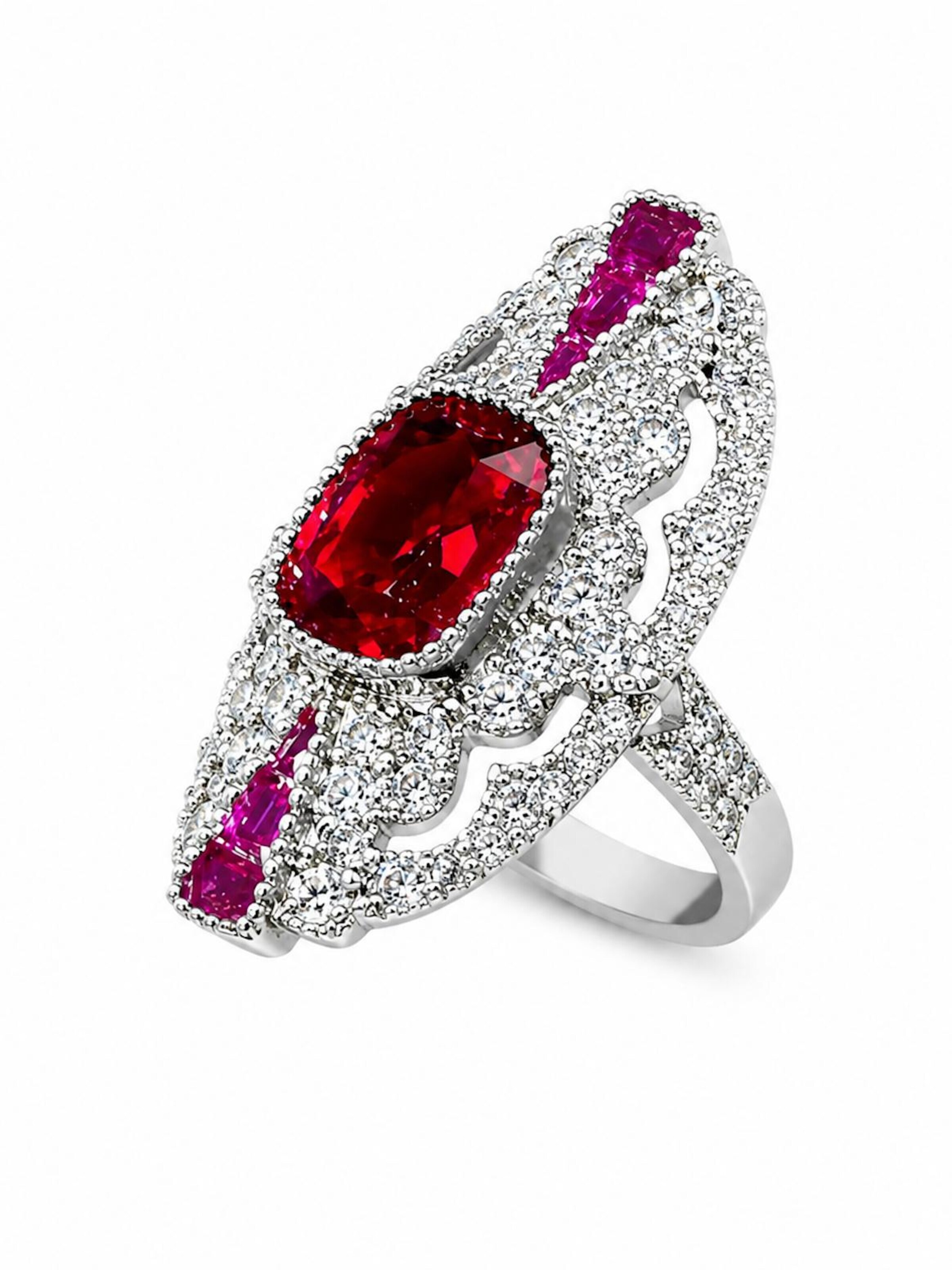 Bague LanLivia en rouge