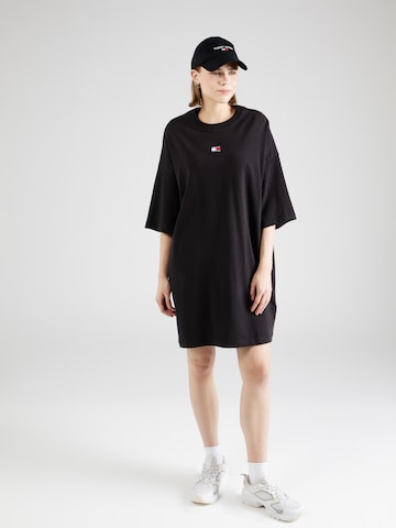 Tommy Jeans Oversized jurk in Zwart: voorkant