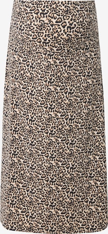 Ulla Popken Rock in Beige: Vorderseite