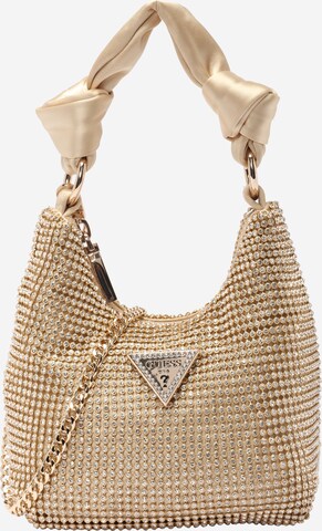 Borsa a mano 'Lua' di GUESS in oro: frontale