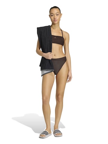 ADIDAS SPORTSWEAR Bandeau Športen bikini zgornji del 'Iconisea' | rjava barva