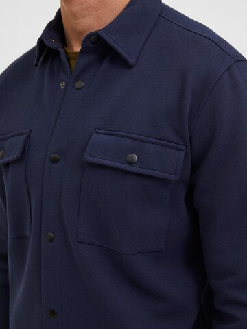 SELECTED HOMME Between-season jacket 'Jackie' in Blue