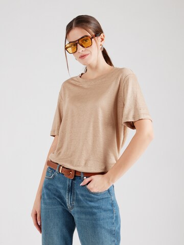 GANT Футболка в Бежевый: спереди