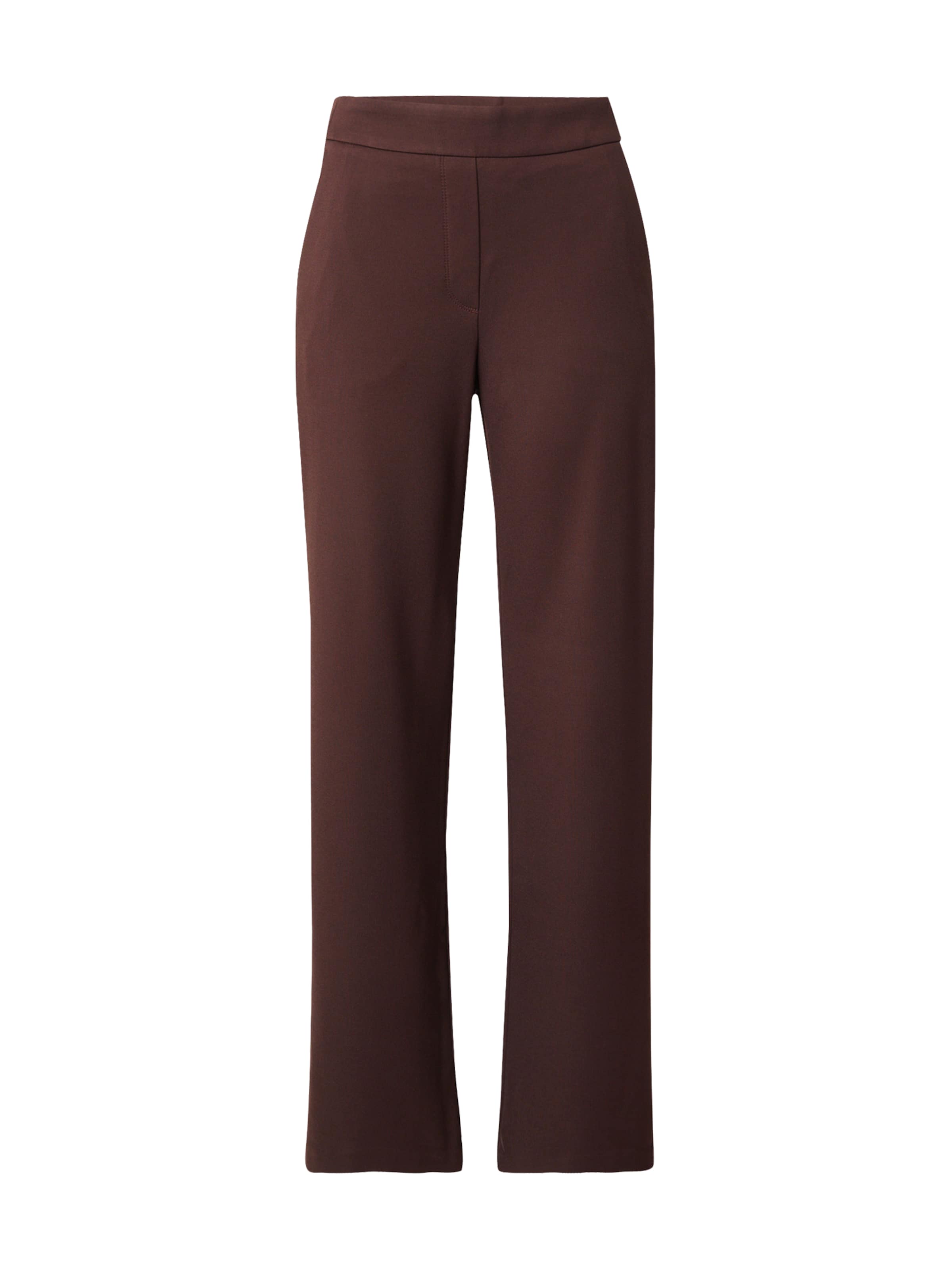 Pantalon 'CHIARA' MAC en marron : devant