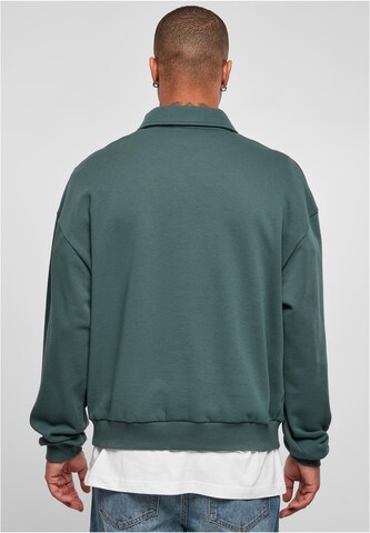 Urban Classics - Sudadera 'Collar Crew' en verde