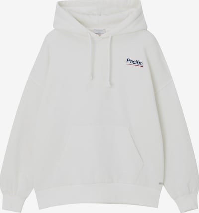 Pull&Bear Sweatshirt i marinblå / röd / vit, Produktvy
