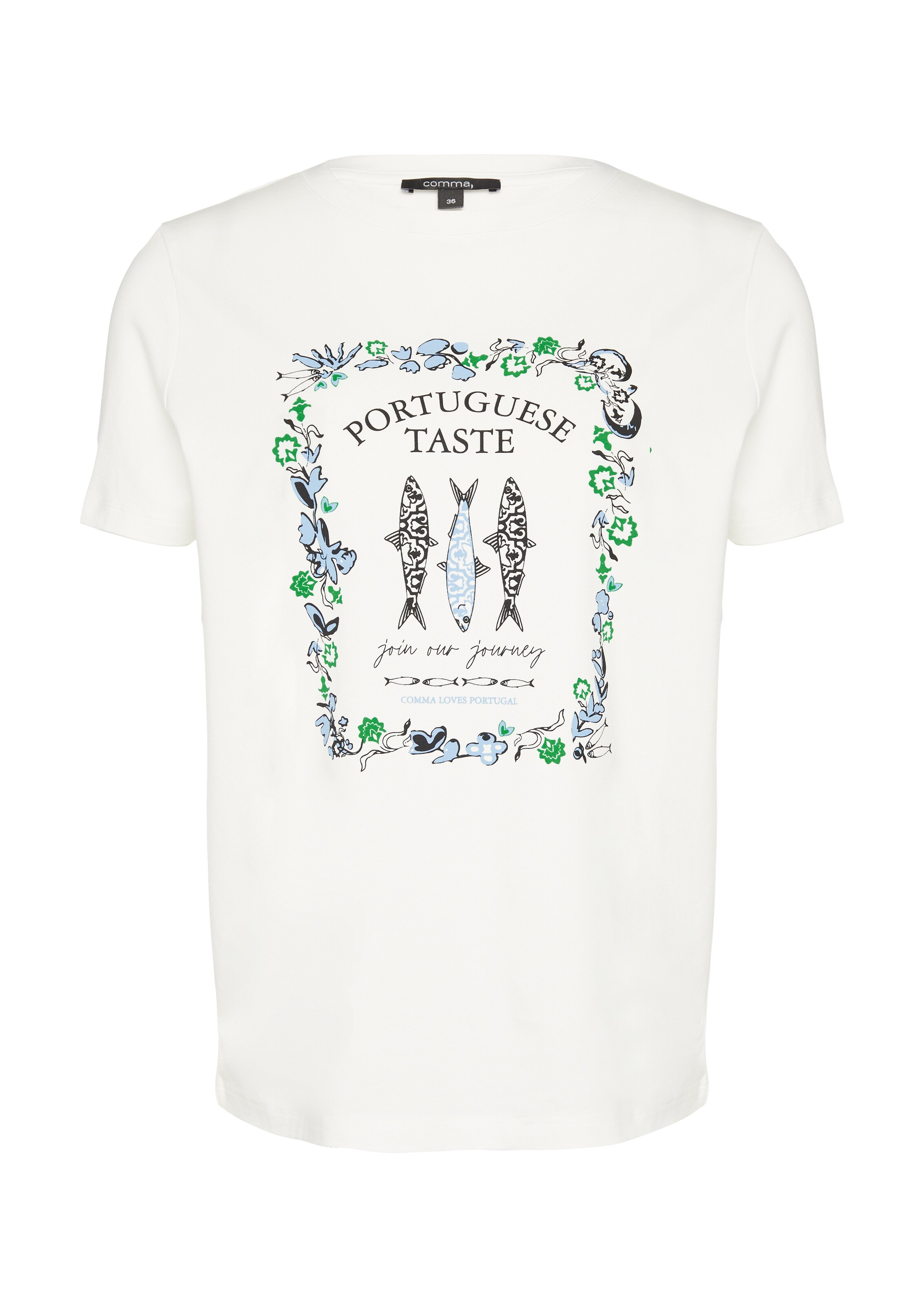 COMMA Särk, värv valge: eest vaates