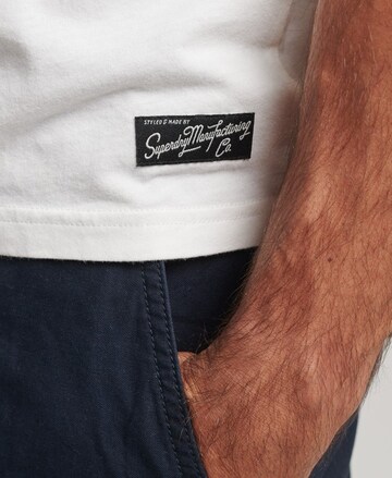 Superdry Shirt 'Auto Race Team' in Wit