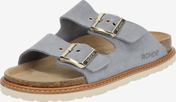 ROHDE Mules in Grey: front