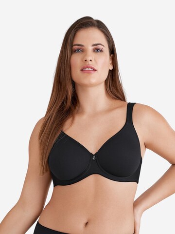 FELINA T-shirt Bra 'Pure Balance' in Black