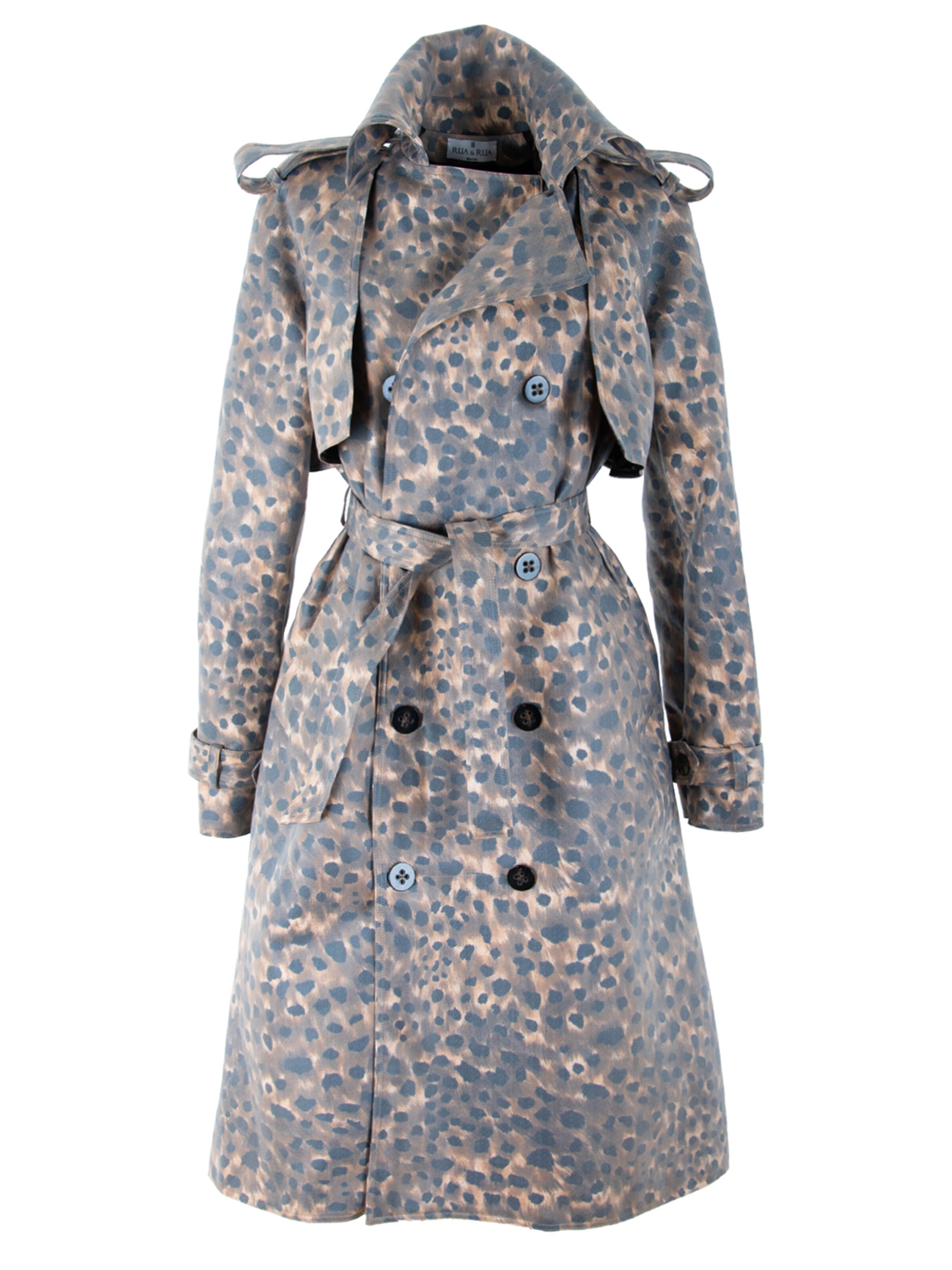 Rua & Rua Between-Seasons Coat in Brown