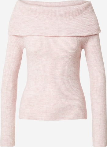 ABOUT YOU x Emili Sindlev Sweater 'Leonie' in Pink: front
