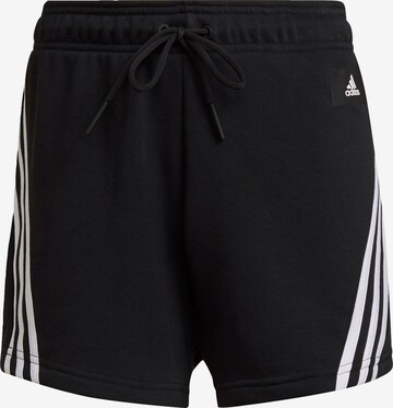 Loosefit Pantalon de sport ADIDAS SPORTSWEAR en noir : devant