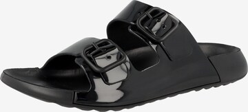 ECCO Mules in Black: front