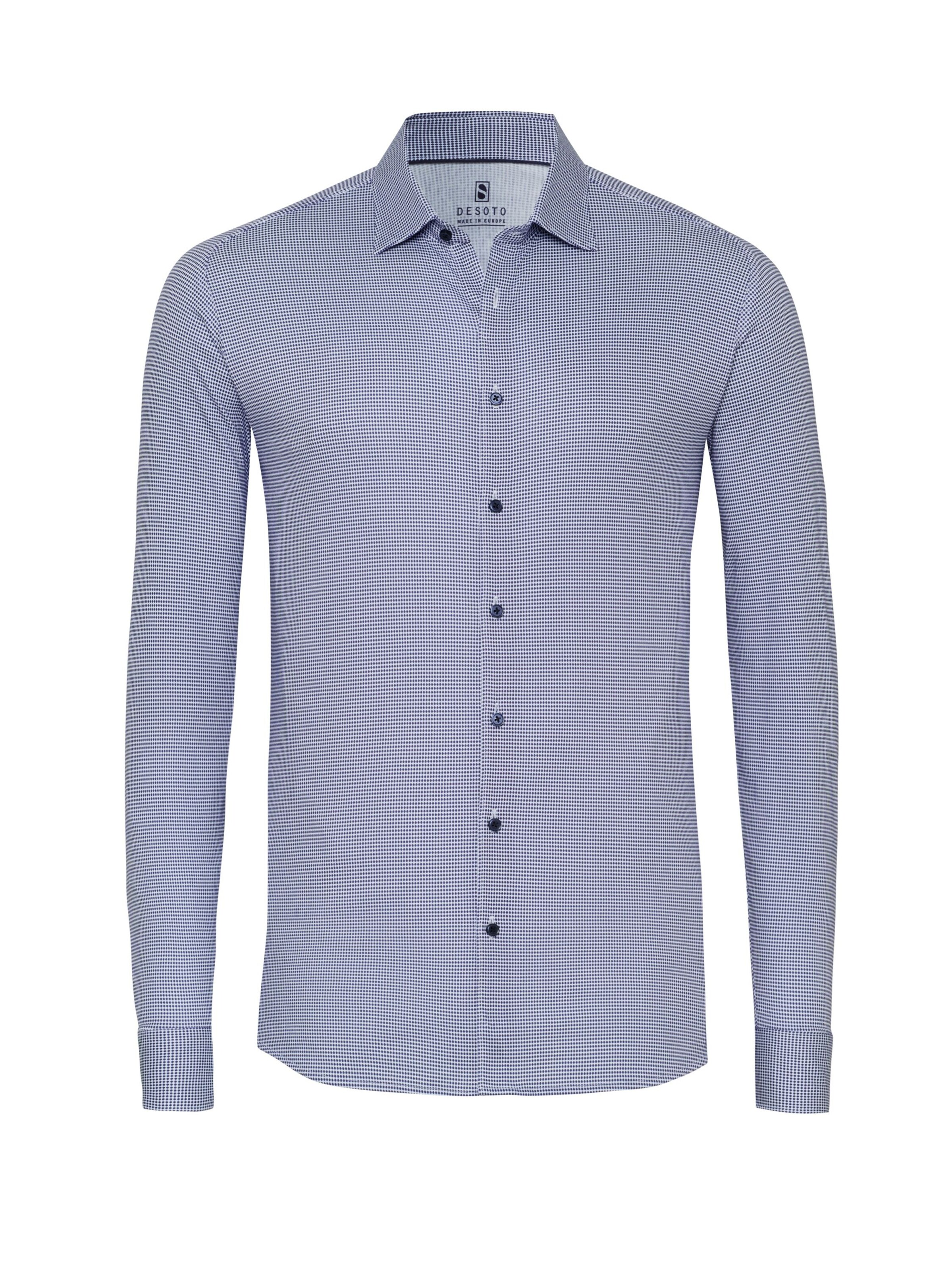 Chemise DESOTO en bleu : devant