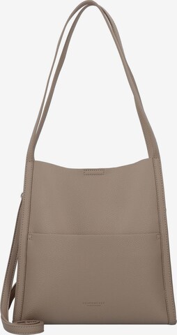 Seidenfelt Manufaktur Schultertasche 'Svedala' in Beige: predná strana