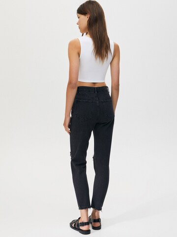 Pull&Bear Slimfit Jeans in Zwart