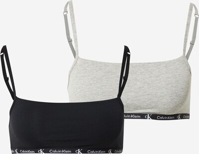 Calvin Klein Underwear Grudnjak u siva melange / crna / bijela, Pregled proizvoda