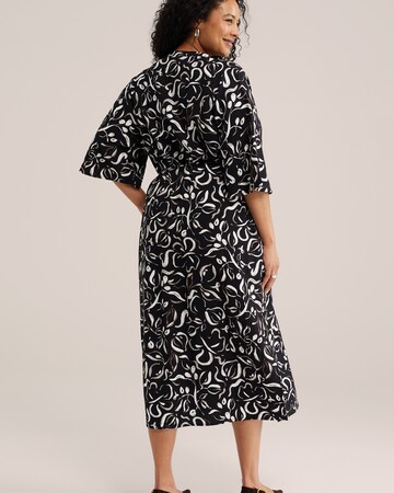WE Fashion Kleid in Schwarz