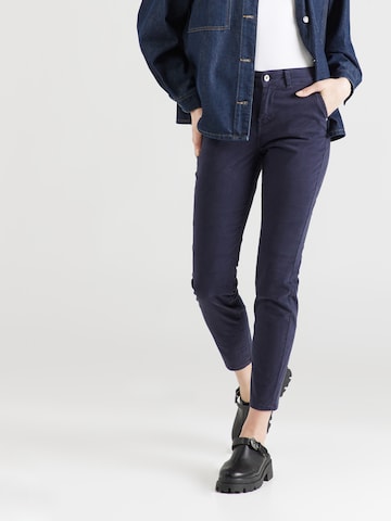 Skinny Pantalon 'EVEREST' ONLY en bleu : devant