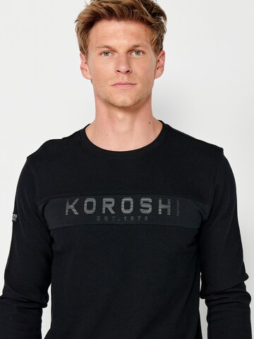 KOROSHI - Camiseta en negro