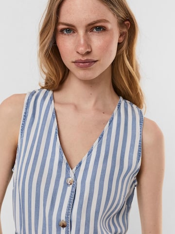 VERO MODA Shirt Dress 'Viviana' in Blue