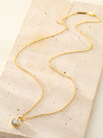 Chaîne 'Crystal Love' Hey Happiness en or