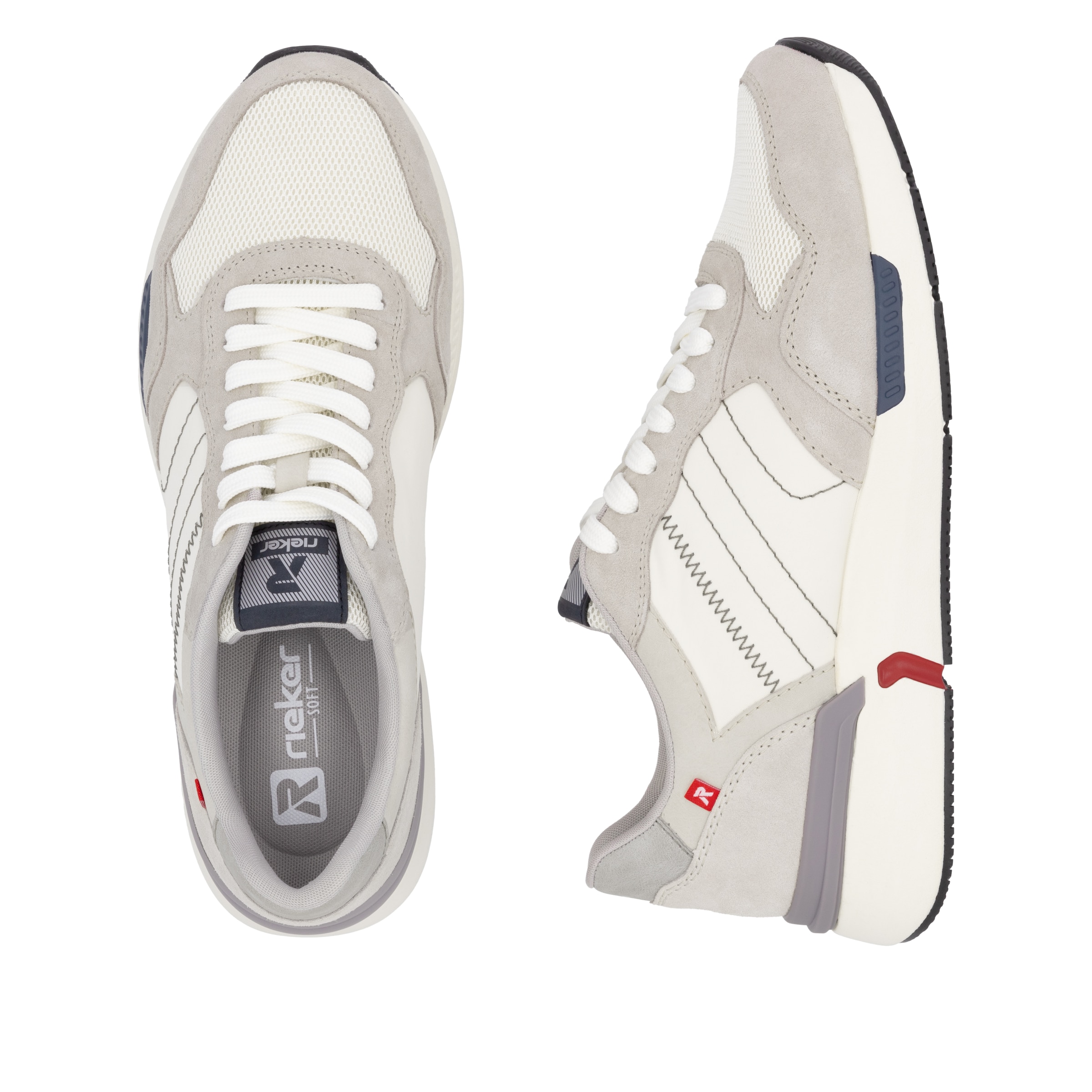 Baskets basses Rieker Sport en blanc