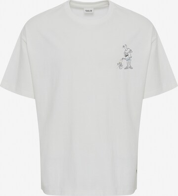 !Solid T-shirt 'IMRE' i vit: framsida