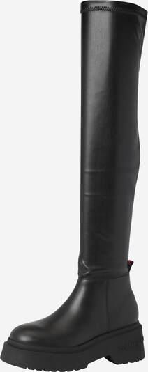 Tommy Jeans Μπότες overknee σε μαύρο, Άποψη προϊόντος