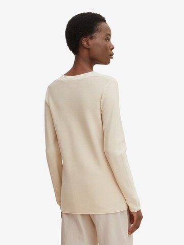 TOM TAILOR Sweater in Beige