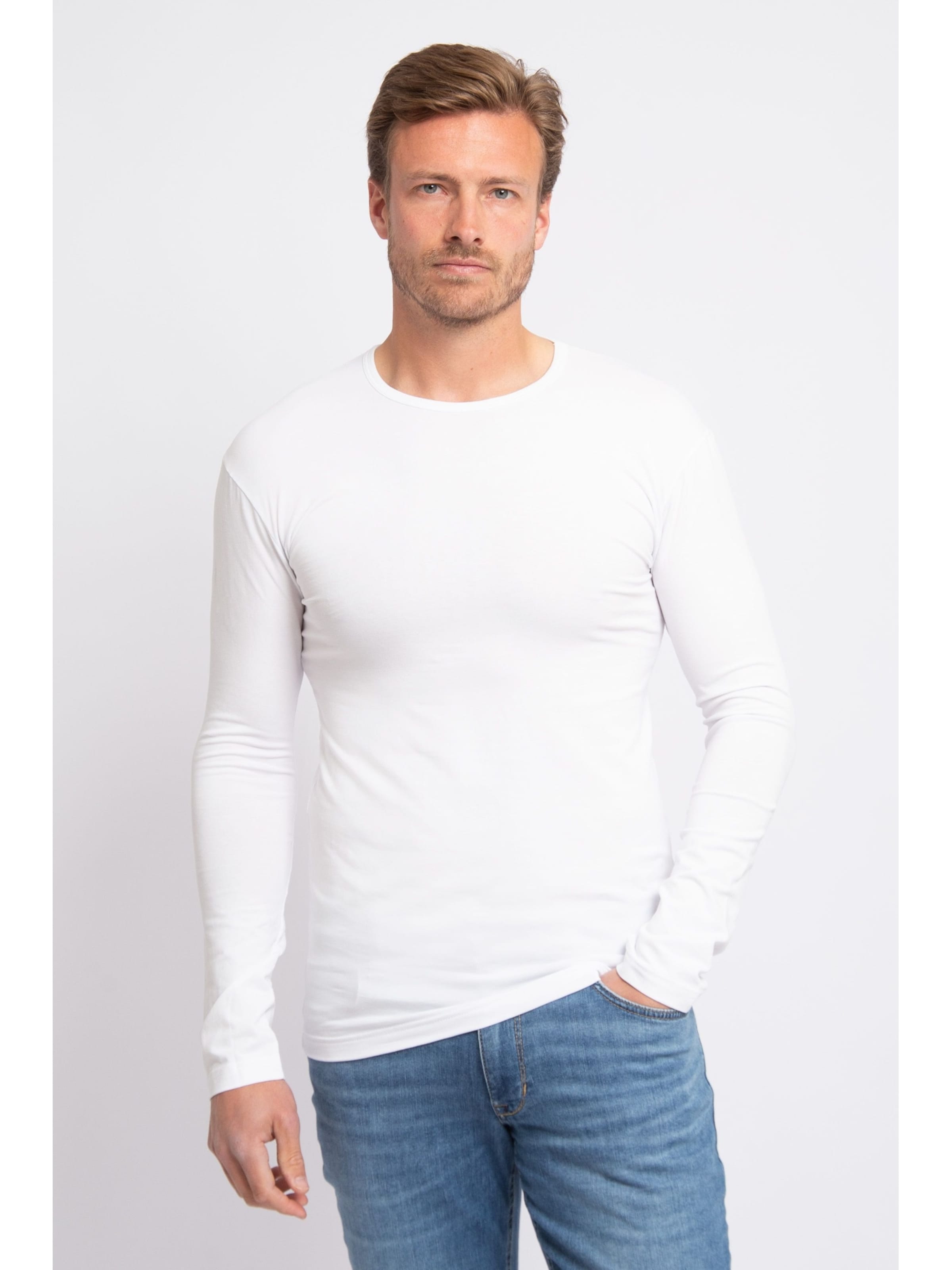 alan red Shirt 'Olbia' in White